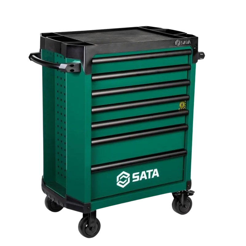 SATA Wózek narzędziowy szafka warsztatowa 7 szuflad 299 el PRO